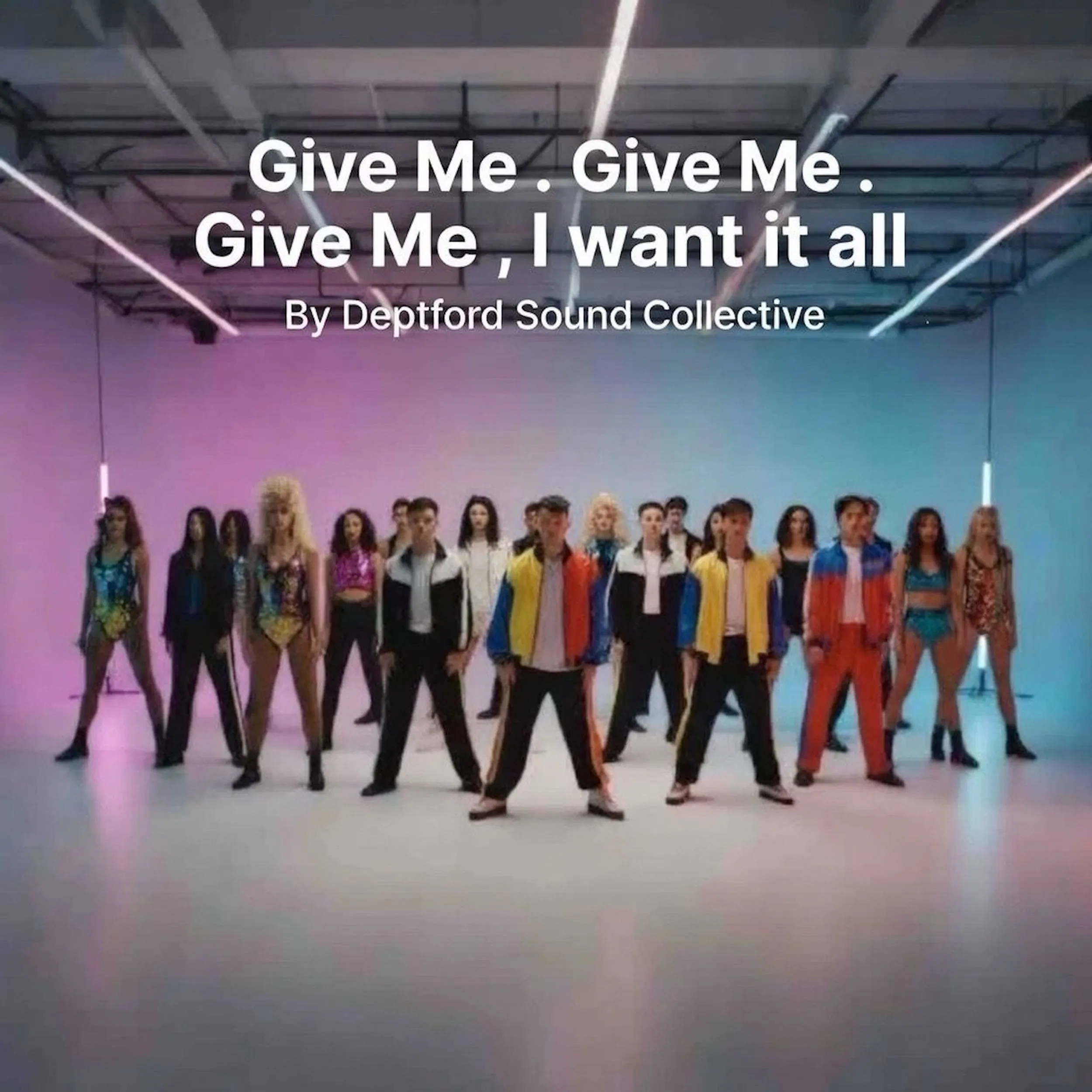 Deptford Sound Collective with "Give Me. Give Me . Give Me, I want it all" single